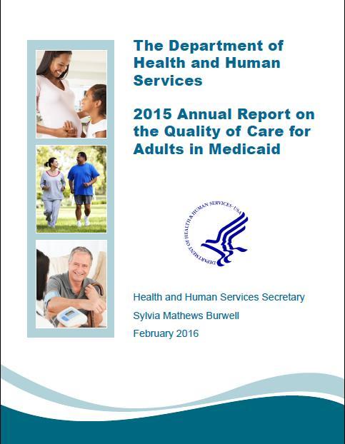 Annual Quality Reports Results are released annually and present an update on the quality of health care