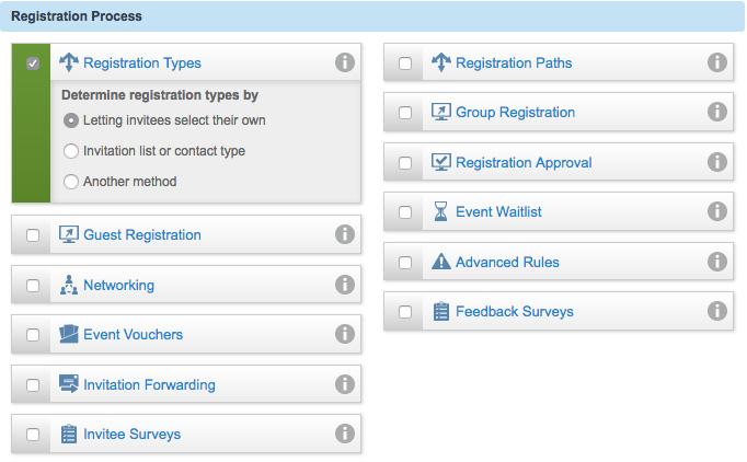 Syncing Registration Types Registration types can be synced from Cvent to CrowdCompass.