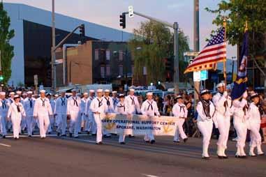 Navy Engagements: Spokane (Lilac Festival) and Olympia (Navy Day, Foofaraw) Navy Recruiting District: