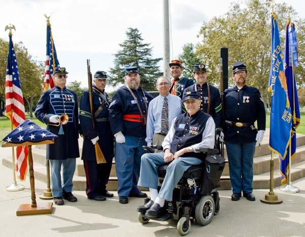 VOLUME 15, ISSUE 5 SHERIDAN S DISPATCH PAGE - 4 - Veterans Flag Lowering Ceremony Article and photos by Robert J.