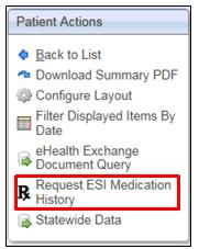 For more information on the medication, click <View Prescription Details>. To view/print all medications, select <Download Summary PDF>. MAKE SURE the template is ESI Medication PDF Template.