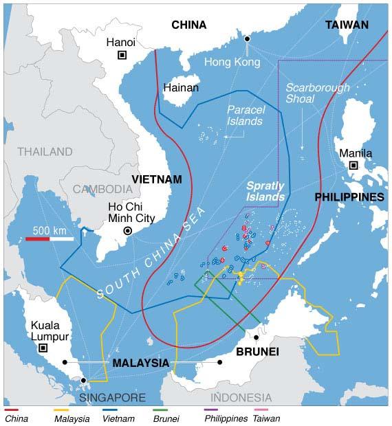 South China Sea Overlapping Claims Naval Power HVL
