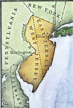 Early New Jersey Map Michigan