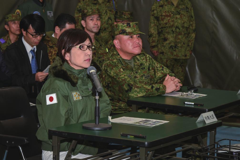Minister of Defense Inada visited South Sudan to inspect the activities of the 10th Engineering Unit deployed there.