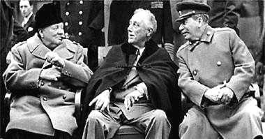 Yalta: February, 1945 FDR wants quick Soviet entry into Pacific war.