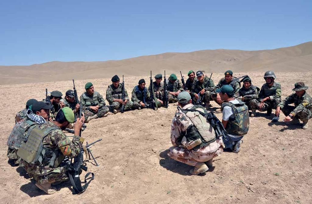 Afganistano saugumo pajėgų mokymas Nuo pat savo veiklos provincijoje pradžios tarnaujantys kariai daug dėmesio skyrė bendradarbiavimui su Afganistano saugumo pajėgomis, vykdė įvairaus lygmens mokymus