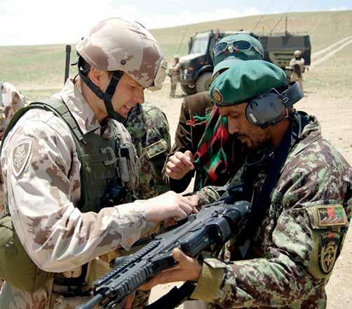 Afganistano nacionalinei kariuomenei rengti Goro provincijojje įsteigta Karinių