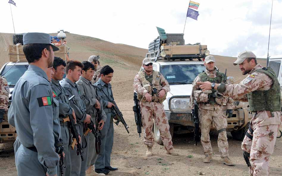 A Military Advisory Team was established in Ghor to conduct training of the