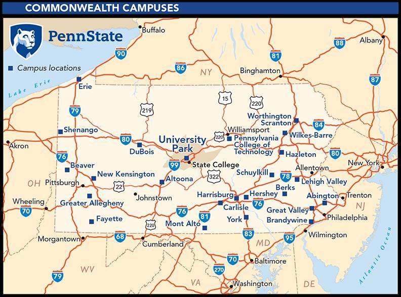 Penn State Commonwealth Campuses with Army ROTC Penn State University Park - David Rizzo - (814) 865-7257 - djr18@psu.edu Abington Host: Widener University Mr.