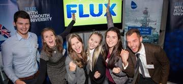 ni/employabilitycompetitions Students take part in one of our FLUX competitions and finalists go on to compete in the University of Plymouth FLUX final to determine the overall champions.