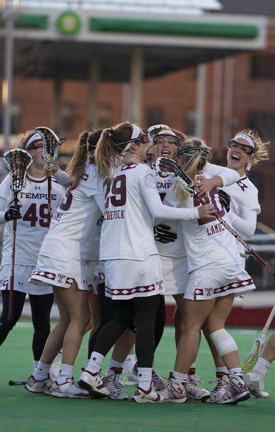 WOMEN S LACROSSE 13-5 Overall; 6-3 BIG EAST 4th in the BIG EAST HEAD COACH Bonnie Rosen ASSOCIATE HEAD COACH Jen Wong ASSISTANT COACH Claire Hubbard 14 The Owls made their second-straight appearance