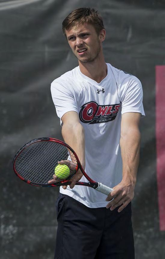 MEN S TENNIS 17-10 Overall; 1-4 The American 7th in The American HEAD COACH Steve Mauro ASSISTANT COACHES Frederika Girsang Monica Gorny The Temple men s tennis team went 17-10 overall, including a