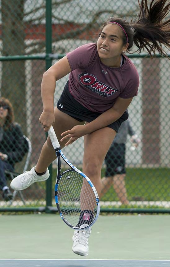WOMEN S TENNIS 11-13 Overall; 1-4 The American 10th in The American HEAD COACH Steve Mauro ASSISTANT COACHES Frederika Girsang Monica Gorny The women s tennis team finished its season 11-13,