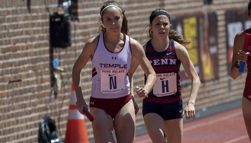 score (3528) in the Pentathlon. As a team, Temple finished 10th at the American Indoor Championships. Millie Howard set a new school record in the 1000m race at the Artie O Connor Invitational (2:52.