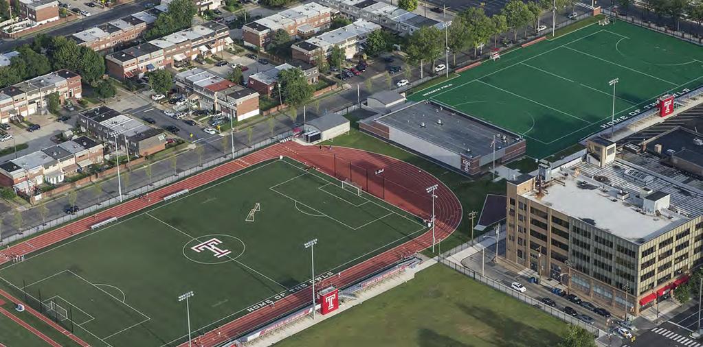 FACILITY ENHANCEMENTS TEMPLE SPORTS COMPLEX Completed 2016 Sports: Men s and Women s Soccer, Field