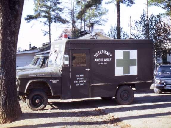 Veterinary Hospital, Fort Benning Veterinary Ambulance, used to