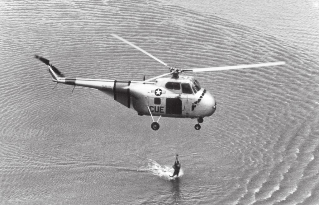 The 3rd Air Rescue Squadron (ARS) had nine S-51s in Japan when the Korean War began, and by late 1950 the helicopters had rescued 73