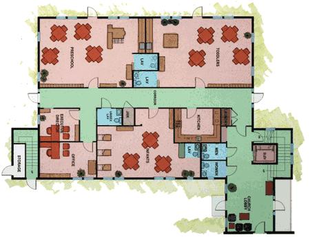 A S A EXAMPLE ONLY Example Site Plan for a Licensed Children s Service Legend: Evacuation