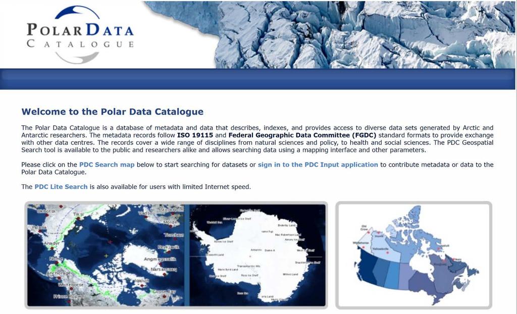 Polar Data Catalog