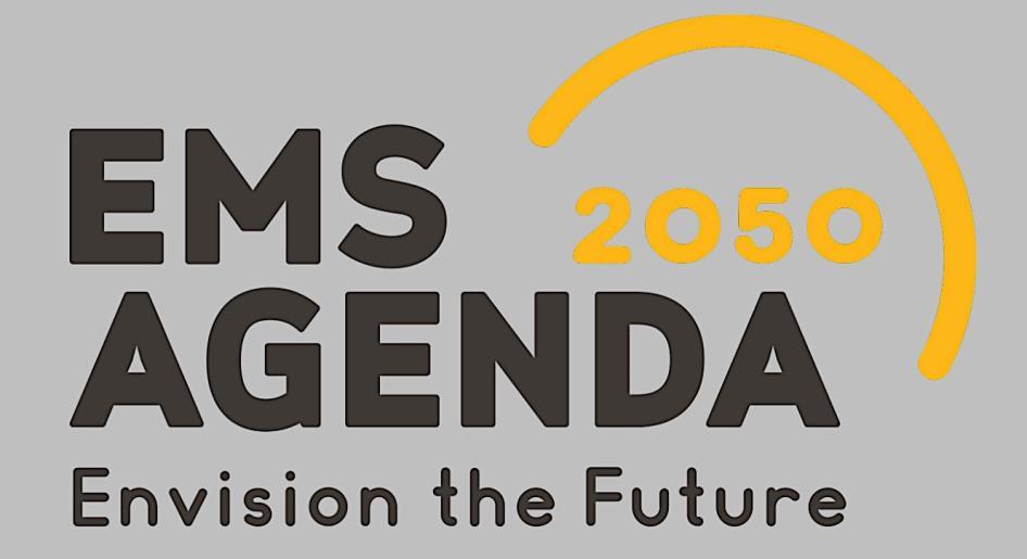 EMS Agenda 2050 Emphasis on technology, interconnectivity, data, research