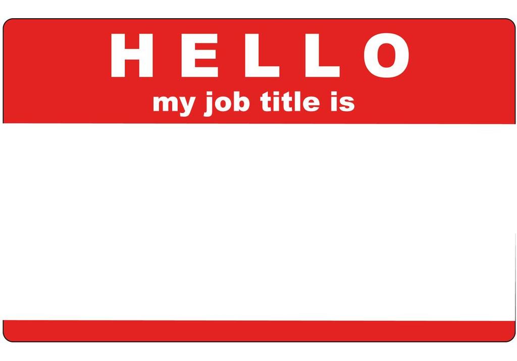 Is the job title meaningful outside of your organisation?