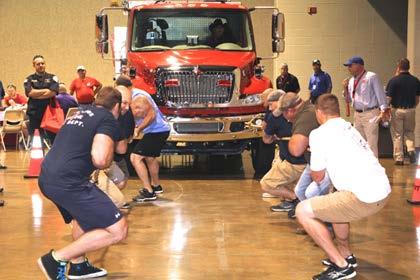 Friday, June 8, 2018 6:00-8:00 pm 3 RD ANNUAL FIRE TRUCK PULL Come join us for some fun and friendly competition! State Fire School Vendor Show Heritage Hall Are you up for the challenge?