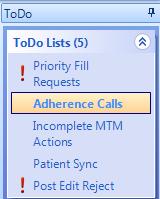 Monthly Follow-Up Calls Patients called prior to synch date each month to assess adherence and changes in medication regimen Standardized