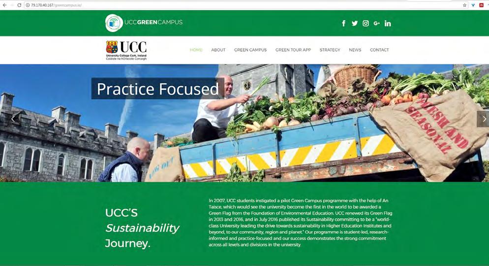 OTHER NEWS IN BRIEF UCC Green Campus have launched a new website available at http://greencampus.ucc.