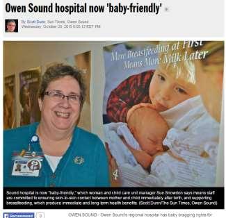 BFI Implementation in Ontario Organization Canada ON Hospitals 14 6 Birthing