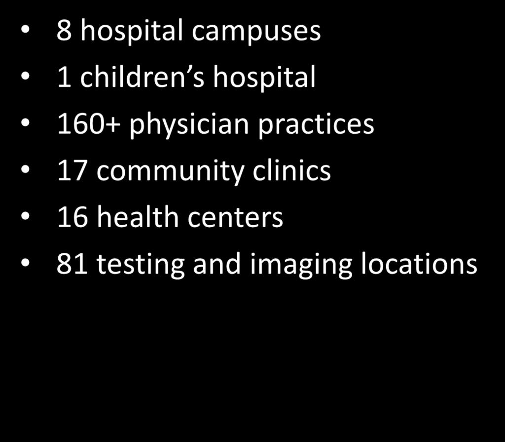practices 17 community clinics 16 health