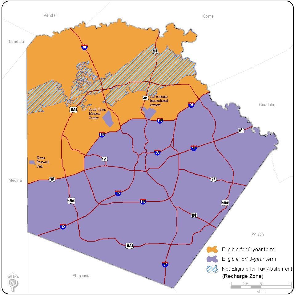 APPENDIX A Investment Areas 10-year term: projects located south of U.S. Highway 90, within Loop 410 or south of I-35.
