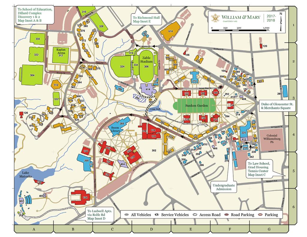CAMPUS MAP Key on next page 1 6