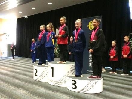 NZ 2014 tour group Level 10 RG Australia silver and bronze.