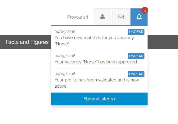 The matching Once the vacancy is validated, you can view a list of jobseekers matching with your vacancy.