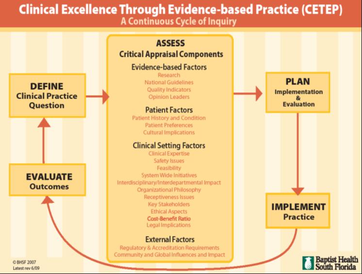 Prentiss and Butler: What s in a Name: Performance Improvement, Evidence-Based Practic Figure 1 Clinical