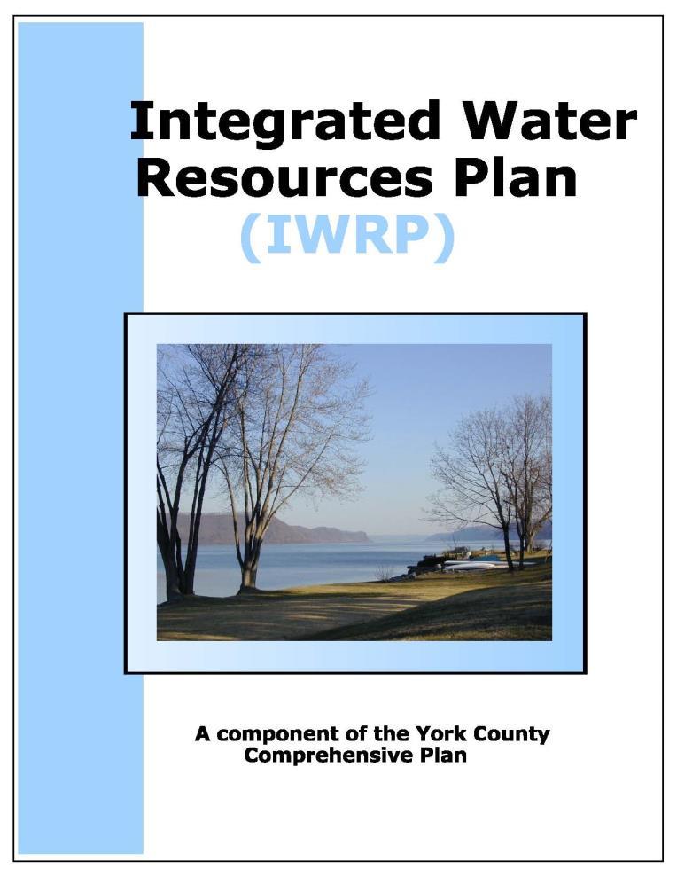 Integrated Water Resources Plan Adopted 2003 Amended 2011 Goal was to tie