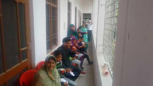 Patients waiting for