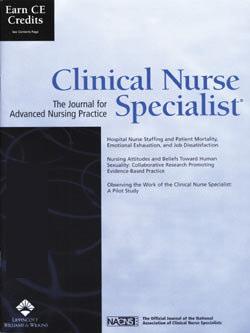Measurement and Values Defining the value of the nurse specialist role