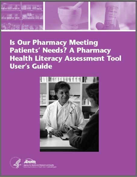 Pharmacy Heath Literacy Assessment Adapted from Literacy Aberta s