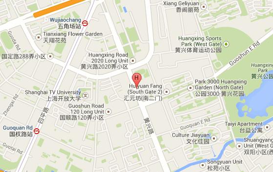 Map Ramada Hotel Wujiaochang Shanghai Transport between the Hotel and Airports: Hongqiao Airport(Terminal 1) 25km.