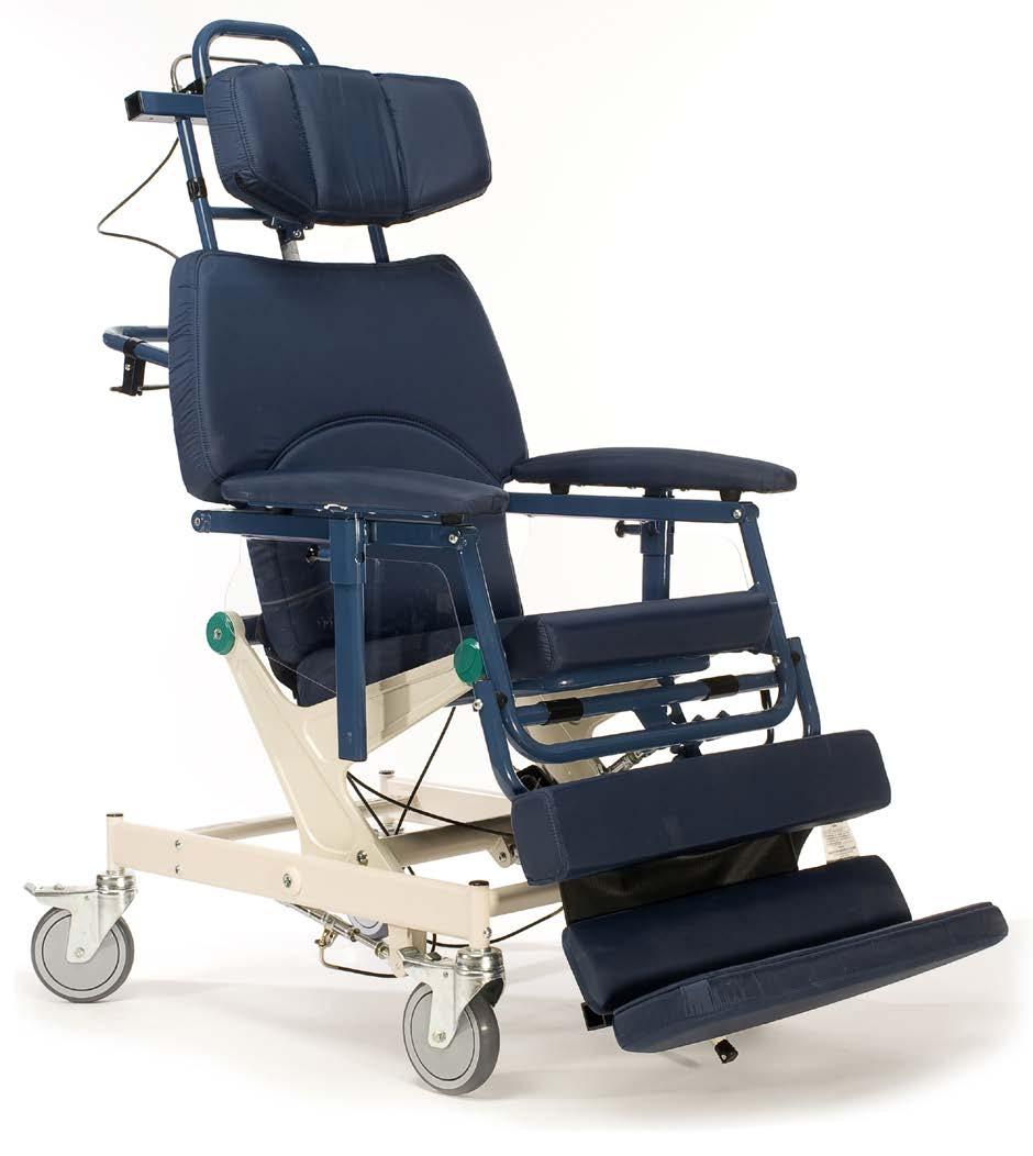 7 H-250 Convertible chair for early mobilization, safe and comfortable transfers Ideal for transferring patients for early mobilization Unlimited positioning capabilities Ideal for