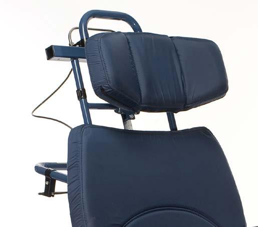 or caregiver. The H-250 can also be used with other traditional SPH transfer techniques like slide sheets or air assisted devices. Adjustable headrest with support.