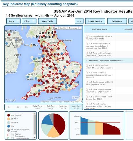 and pie charts The maps will be updated every 3 months with up to date results These maps enable patients and carers to: Identify areas where care is good and where