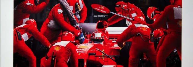 Formula 1-Pit Crew teamwork Great Ormond Street takes page from Ferrari