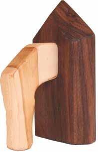House Play Thin Rim Wood Bowl 5-6 Diameter Cherry Wood, All