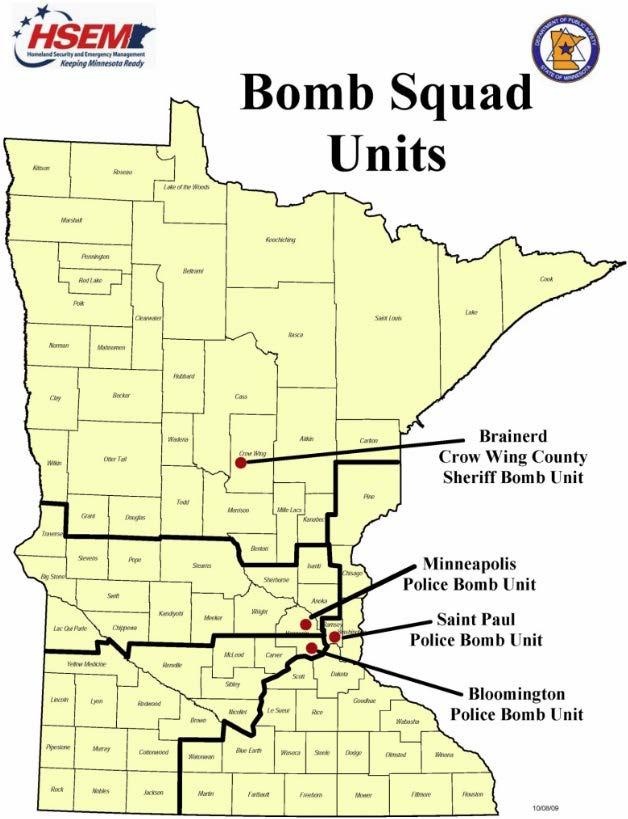 Emergency Response Team (ERT) ERTs are located within the cities of Saint Paul and Moorhead. Both serve as Chemical Assessment Teams when needed.