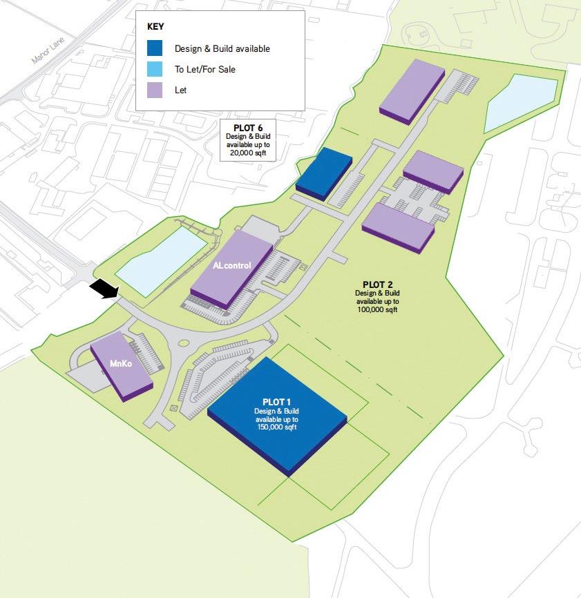 KEY Available Existing Buildings the developers Hawarden Business Park is being developed through a partnership between Welsh Government and Pochin s Ltd.