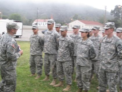 The third-year Cadets were able to use the experience to help familiarize