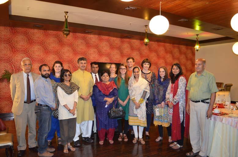 24 2. The AIP Islamabad office hosted a lunch reception for the second cohort of the Berkeley-AIPS Urdu Language Program from various US universities on October 09, 2015 at the Ramada Hotel,