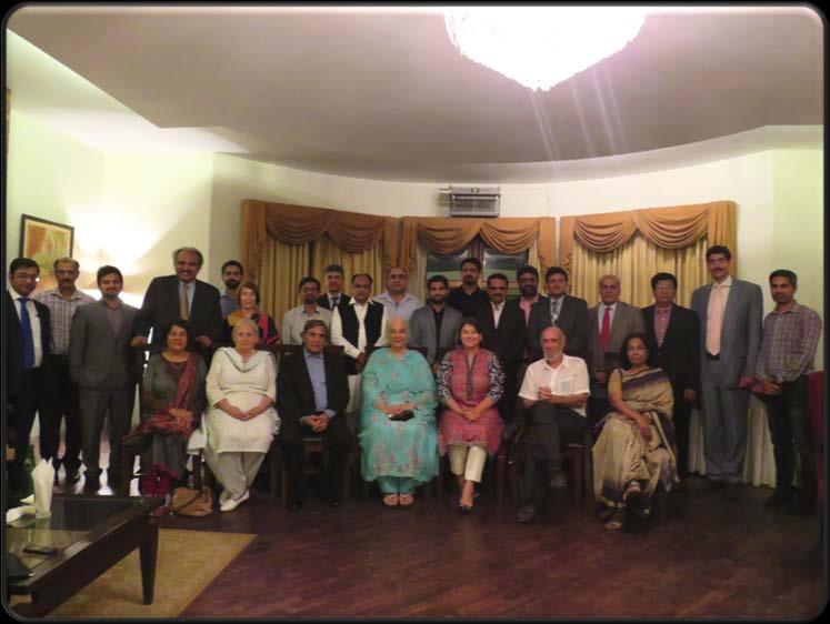 26 5. AIPS hosted a dinner reception for AIPS-PAS Speakers, Dr. Richard Falk and Dr. Hilal Elver, at Lahore Gymkhana on August 29, 2016. Punjab Higher Education Minister, Mrs.